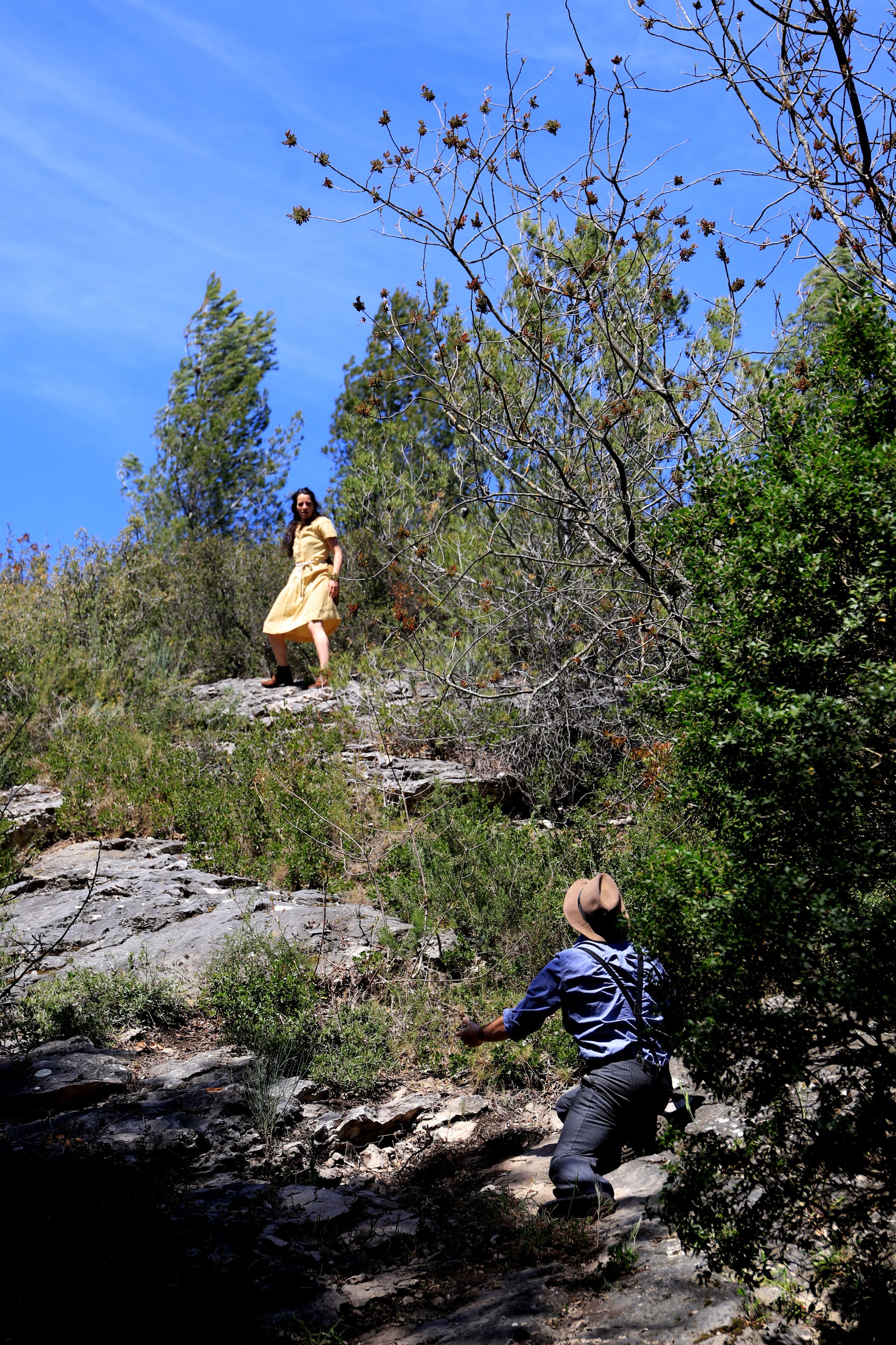 photo de manon des sources et d'ugolin dans la collines, scène de manon je t'aime